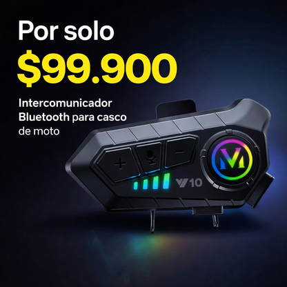 El copiloto inteligente que tu casco necesitaba - INTERCOMUNICADOR BLUETOOTH