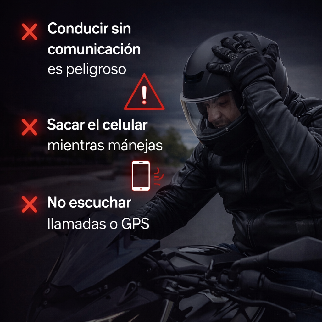 El copiloto inteligente que tu casco necesitaba - INTERCOMUNICADOR BLUETOOTH