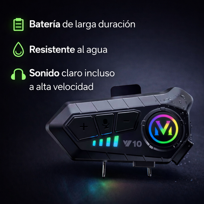 El copiloto inteligente que tu casco necesitaba - INTERCOMUNICADOR BLUETOOTH