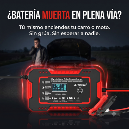 Poder absoluto e independiente. 12V de potencia bruta para dominar cualquier emergencia en el asfalto - INICIADOR DE BATERÍA PORTÁTIL