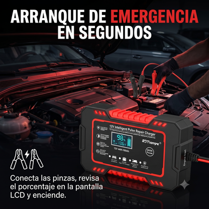 Poder absoluto e independiente. 12V de potencia bruta para dominar cualquier emergencia en el asfalto - INICIADOR DE BATERÍA PORTÁTIL