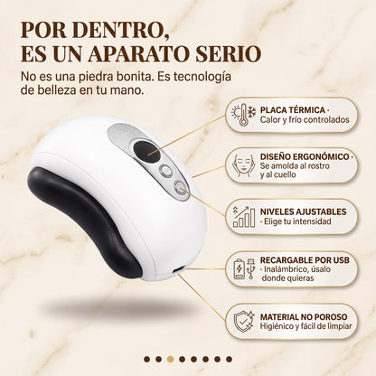 ZenGlow Gua Sha - ¡El secreto de una piel esculpida, luminosa y sin retención de líquidos!
