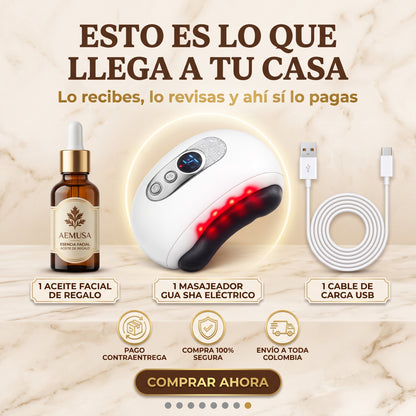 ZenGlow Gua Sha - ¡El secreto de una piel esculpida, luminosa y sin retención de líquidos!