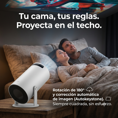 Proyector SmartVision Ultra HD - Tu Smart TV de 130" Portátil