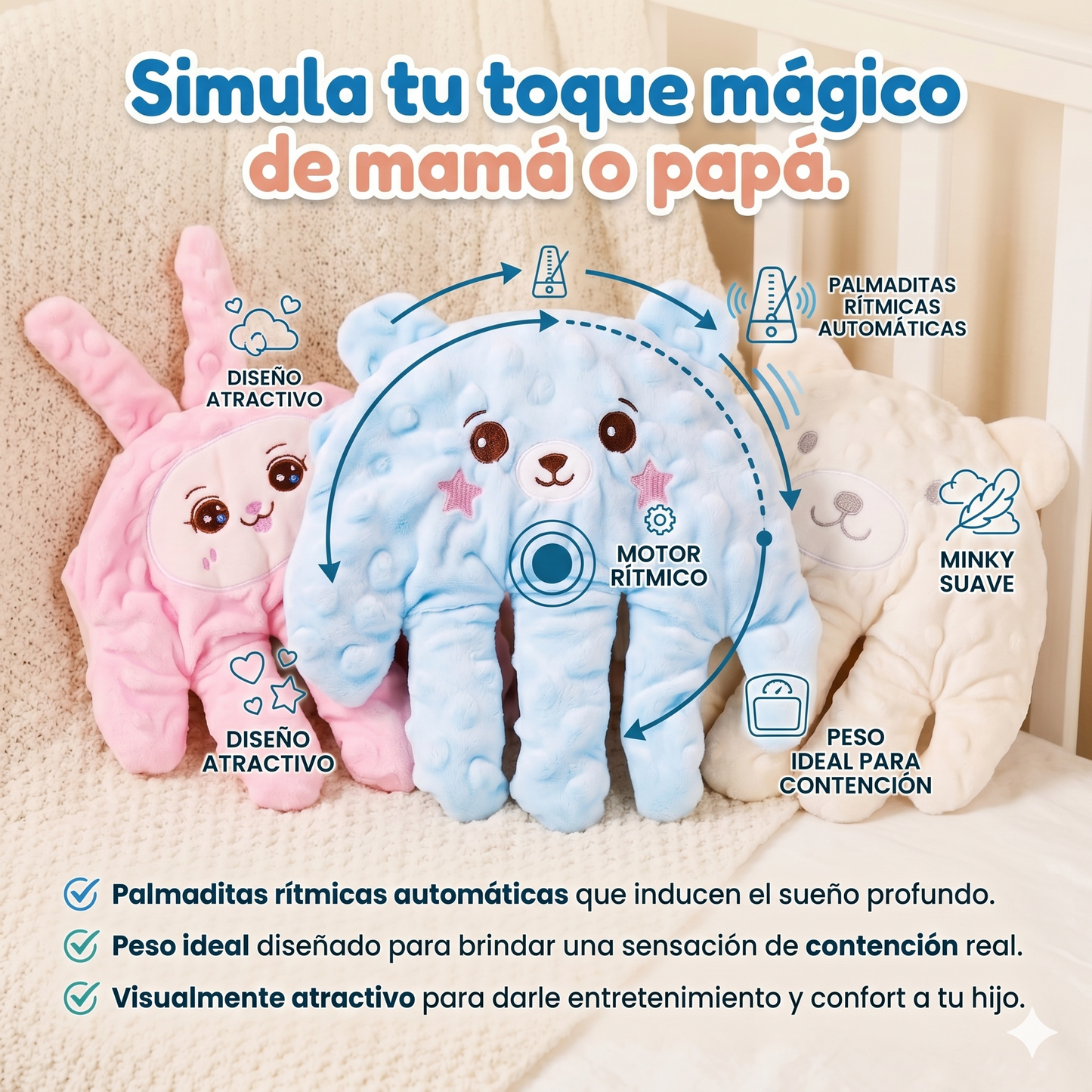 ¡El Toque de Amor: Tranquilidad Profunda en Cada Palmadita! - MANO RELAJANTE PARA DORMIR A TU BEBÉ