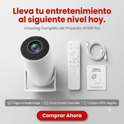 Proyector SmartVision Ultra HD - Tu Smart TV de 130" Portátil